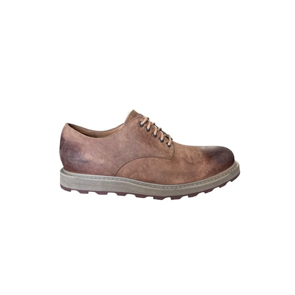 Sorel Madson Brown Leather Lace Up Comfort Oxfords Shoes Men Size 9 No Box